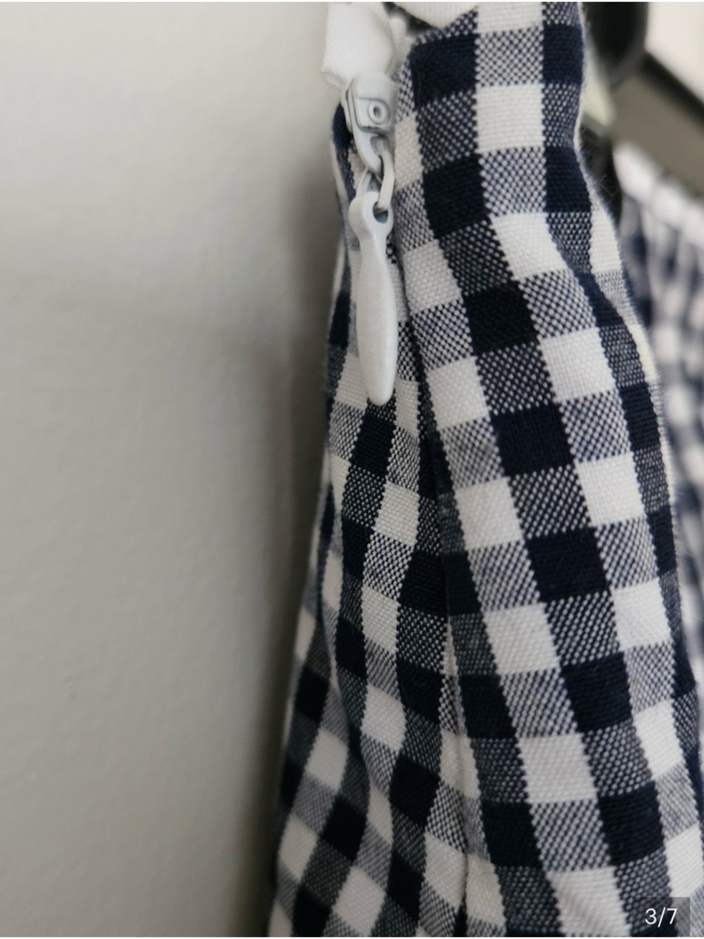 Zara Black and White Gingham Pencil Skirt - Picture 5 of 5